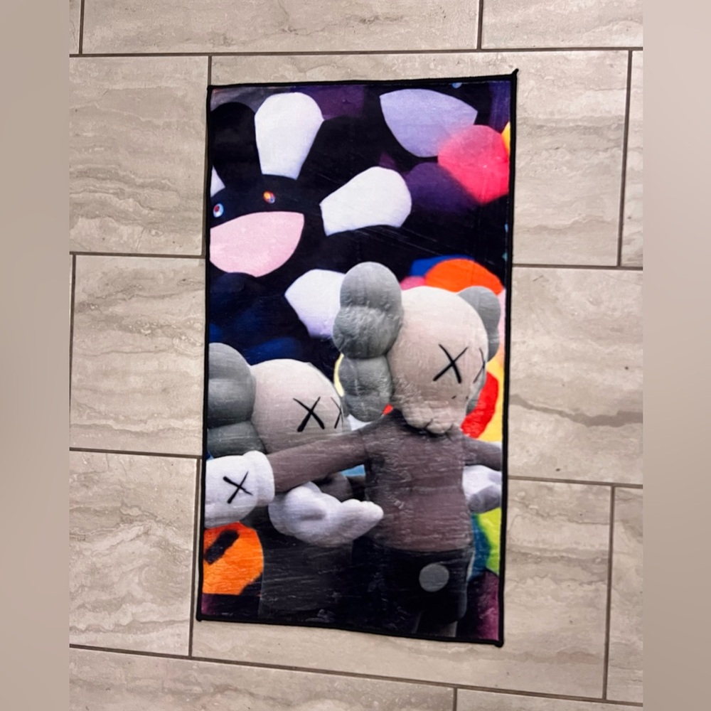 KAWS  Custom Rug-31.5”x17.5”